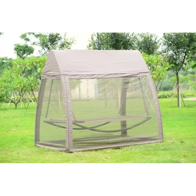 Outdoor Luxury Hammock Waterproof Oxford Cloth Tent Swing Chair for Camping Garden Patio Relaxation Portable Hanging Bed