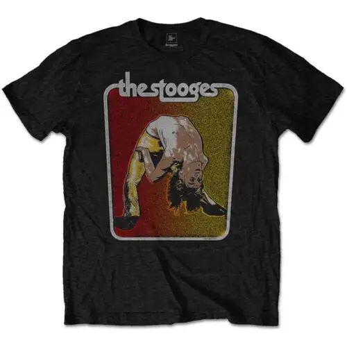 Iggy & The Stooges Iggy Bent Double T-Shirt Black New