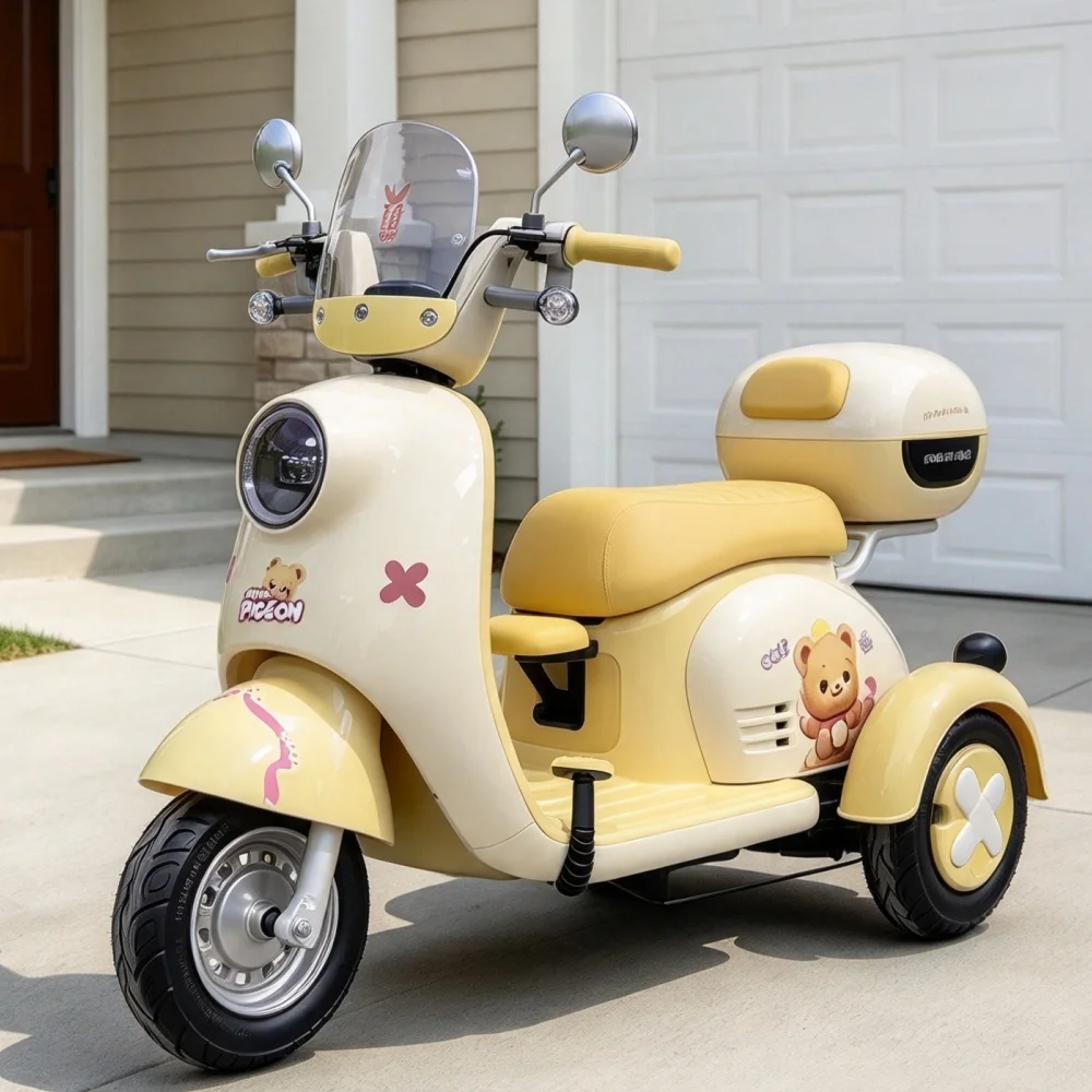 Electric cargo tricycle, three wheel with passenger seat, long endurance battery, household transport trike