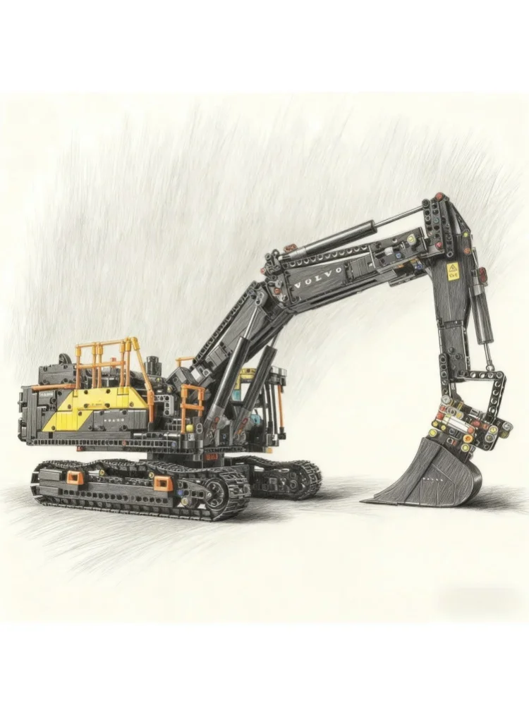 

2359PCS Excavator Models Building Blocks City Construction Engineering Vehicle Model 42215 Bricks Boys Toys Kids Christmas Gifts