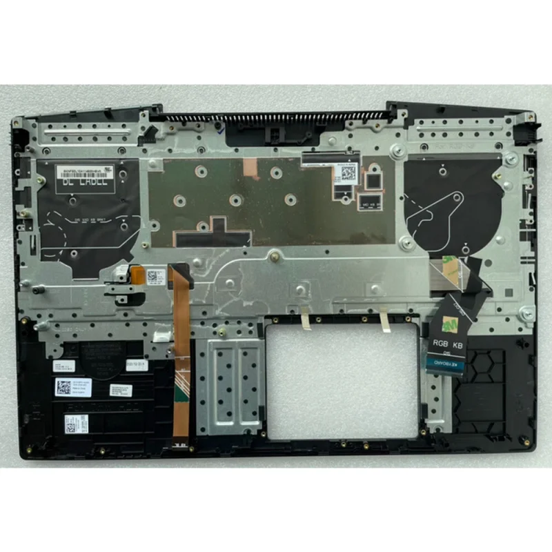 f  For DELL G5 5500 Laptop Keyboard Palmrest Upper Case wi/ Colorful Backlit 01RPF5