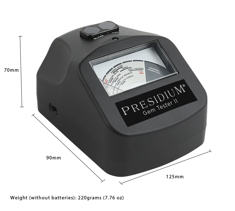 Presidium Gem Tester II Wärmeleitfähigkeit Farbiger Edelsteintester PGT II identifiziert 16 Edelsteintpen und Diamanten – Detail 2