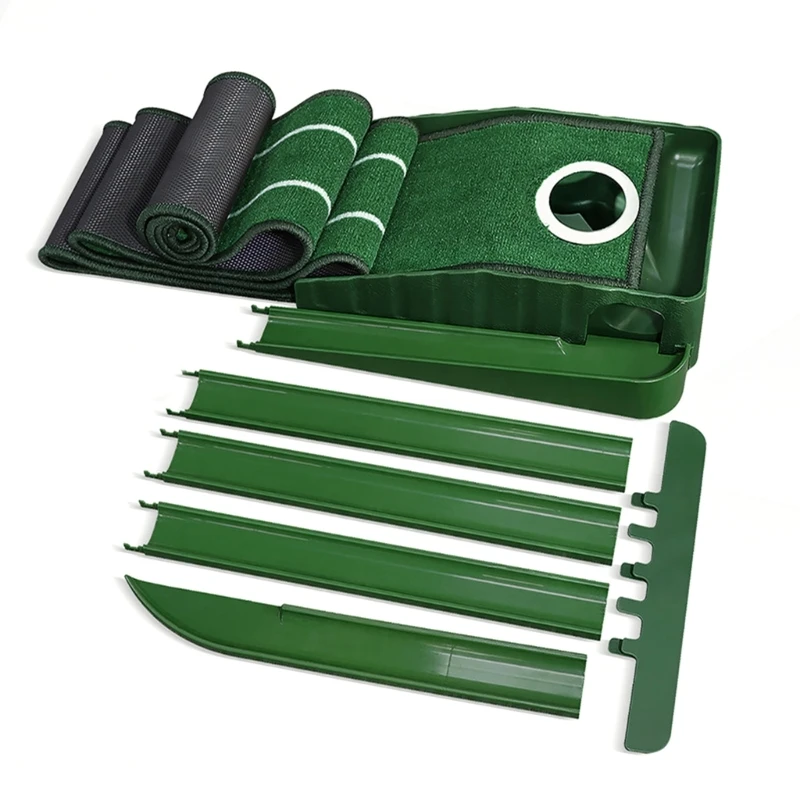 Golfs Hole Cover Golfs Practices Putting Green Putting Mat Golfs Tool Game Set