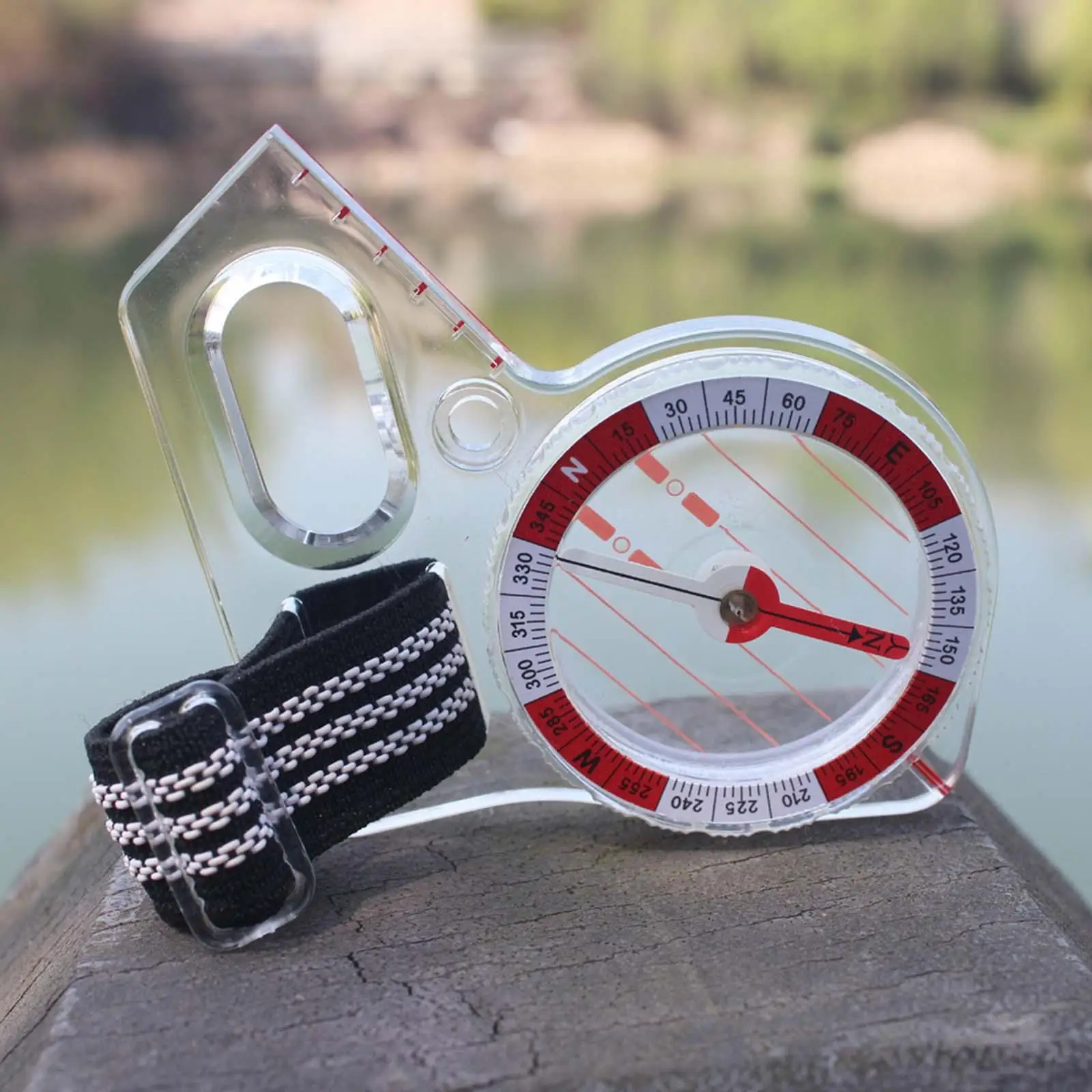 Orienteering Compass with Luminous Point for Training Hiking