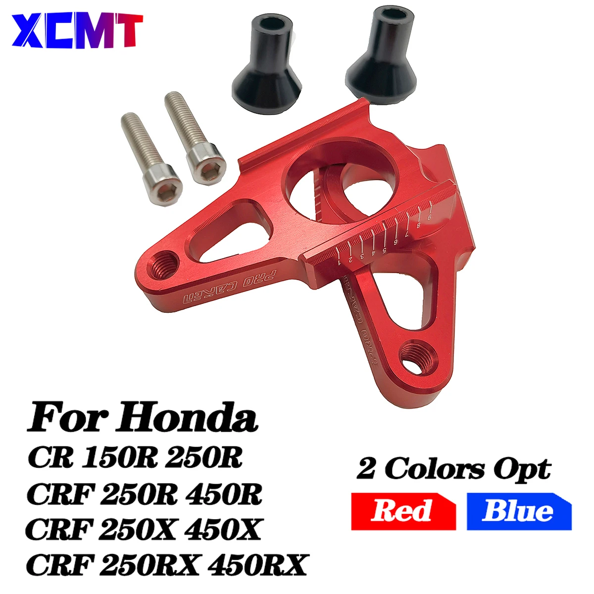 

Motorcycle CNC Rear Axle Block Chain Adjuster For Honda CR 125 250 250X 250RX 450R 450X 450RX 450L R RX CRF250R CRF450R CRF 250R