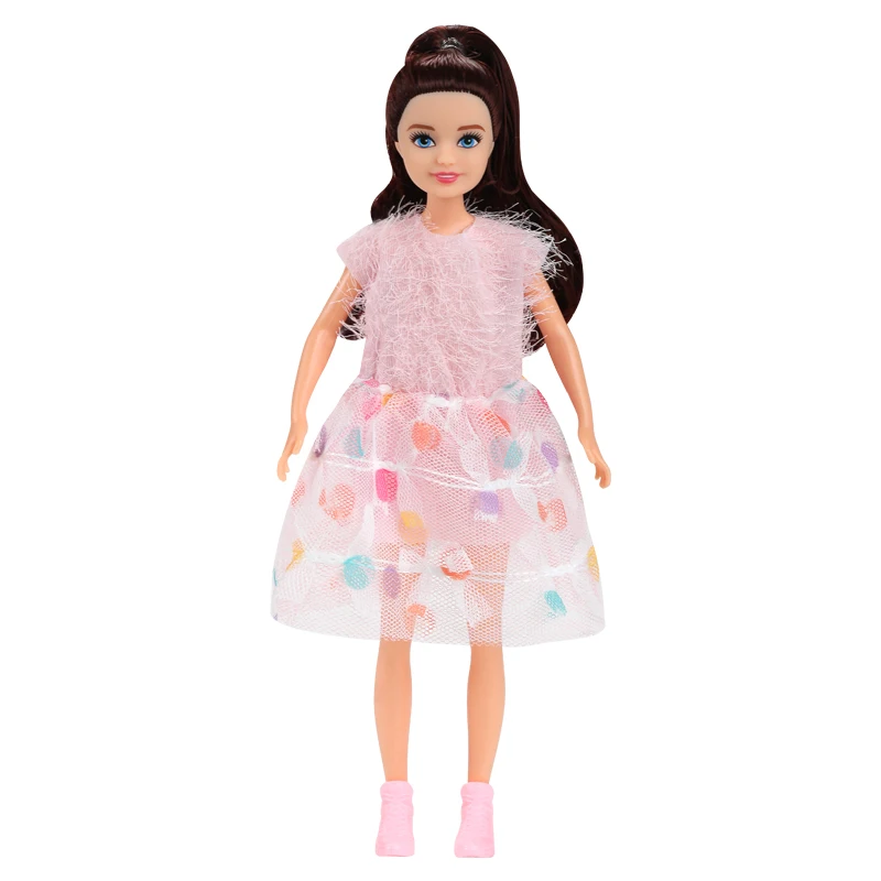 Little Girls Kawaii Kids Toys Older Sister Fashion Figures 7 Inch 23 CM Female Dolls For DIY Playing House Game Baby Gift