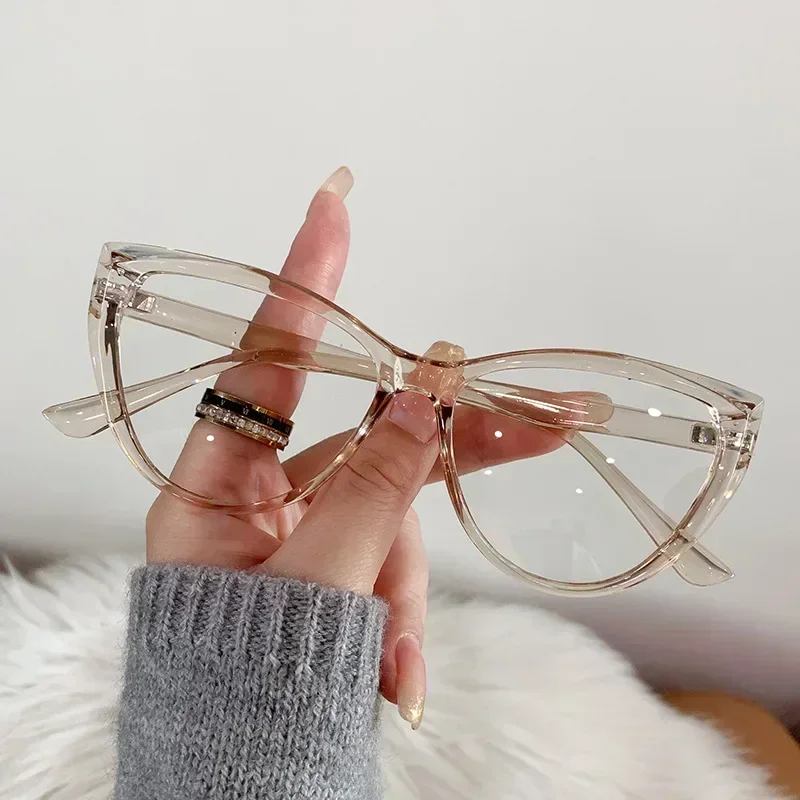 Frauen Mode Cat Eye Myopie Gläser Trendy Neue Klare Linse Brillen für Männer Damen Retro Minus Dioptrien Brillen 0-1,0-4,0 – Detail 8