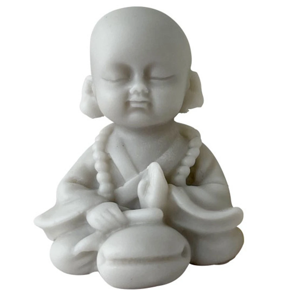 

Little monk monk aromatherapy mold homemade expanded stone car DIY Silicone Mold Scented Making Tools 3D DIY Handmade Fragrance