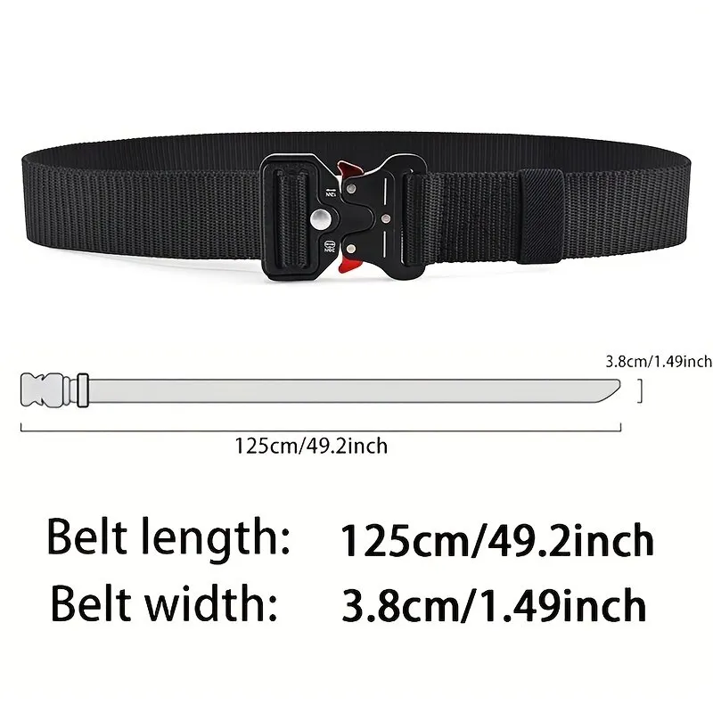 Men\'s Belt Outdoor Multi Function Belt High Quality Canvas For Nylon Male Luxury Belts Women\'s Sports Jeans Belt Neutral Belts