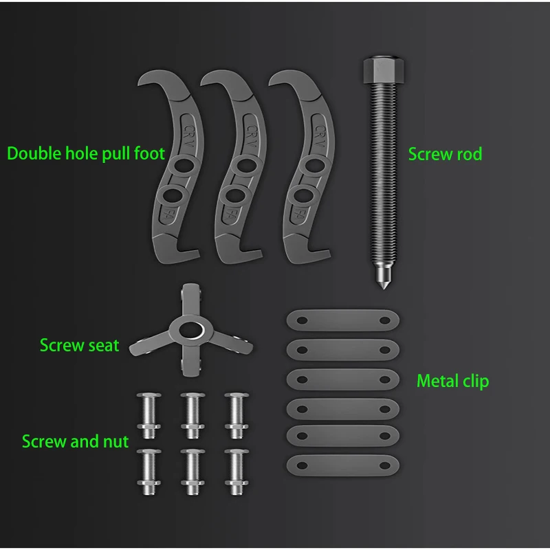 3 Inch/4 Inch/6 Inch Pulling Machine Universal Bearing Multifunctional Dismantling Tool Two Claw/three Claw Triangular Puller