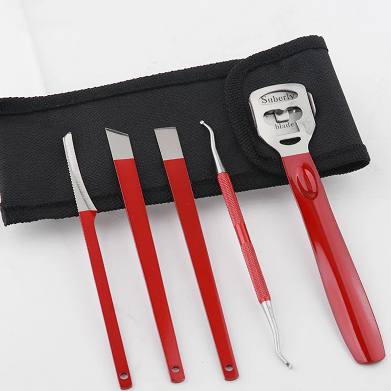 Foot Toenail Repair Knife Set Remove Dead Skin Calluses Exfoliate Manicure Care Feet Nail Nail Shaver Ingrown Cuticle Scraper