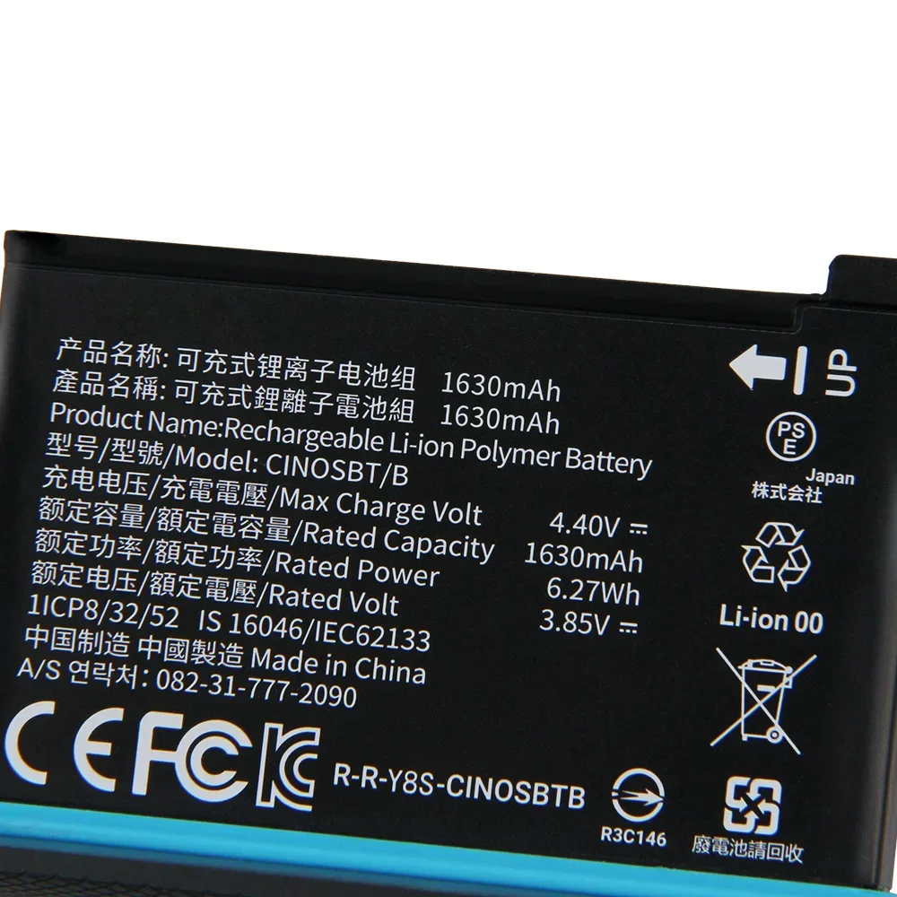 NEW Replacement Battery CINOSBT/B CINAQBT/A For Insta360 ONE X Insta360 ONE X2 Insta360 ONE X3 Pocket Camera Battery
