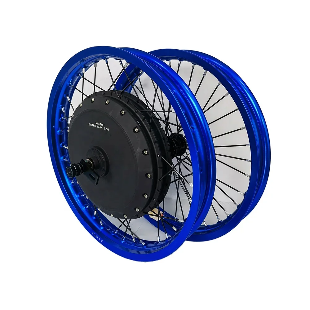 QS 273 3.5T 5T 8000W 72V96V Brushless Direct Qs Motor Hub Motor Electric Motorcycle Conversion Kits Colorful Rims