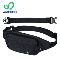 WATERFLY Fanny Pack Waist Bag Pouch Bum Belt Bag Shoulder Crossbody Chest Bag Pocket Sport For Jogging Hiking Hiker Woman Man