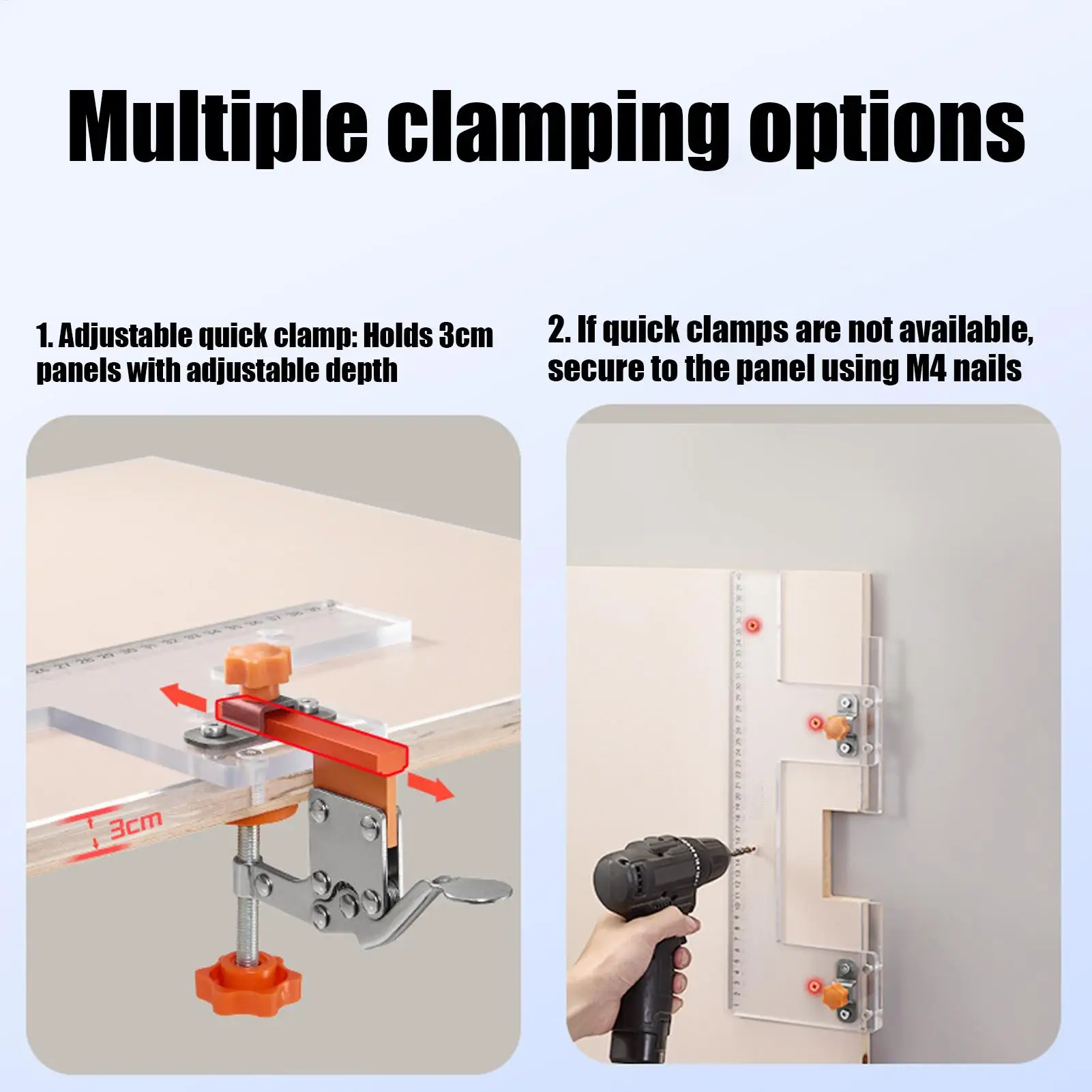 Grooving Tool Precision L-shaped Handle-Free Slotting Mold For Professional Cabinet Makers Furniture Manufacturing Technicians