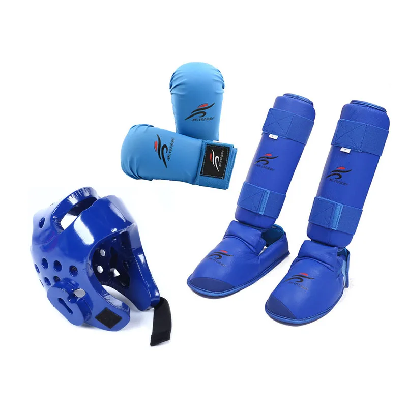 

Taekwondo Sparring Gear Set Helmet Shin Guard Leg Hand Foot Protector Women Bands Palm Boxing Gloves MMA Karate Equipment