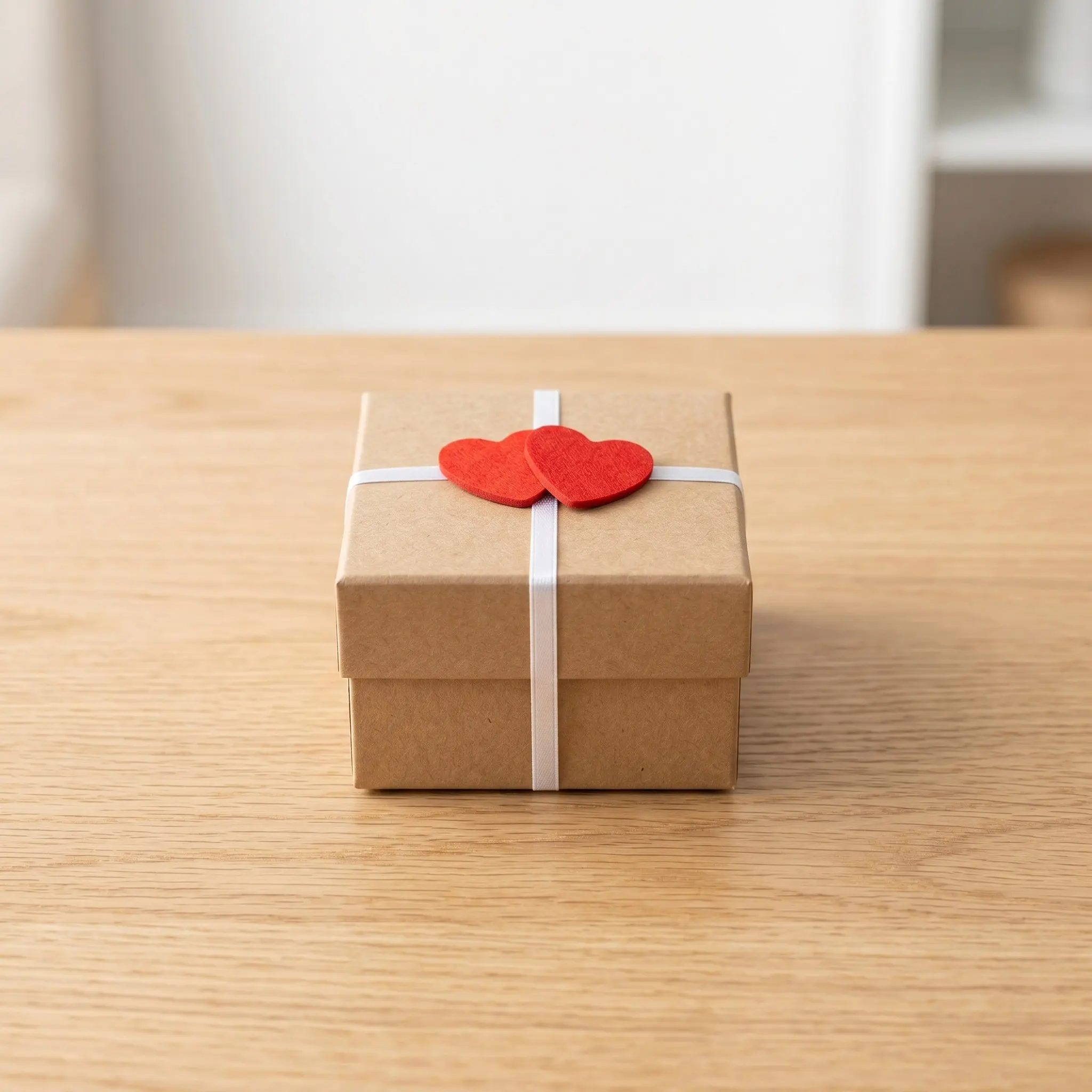200Pcs Wooden Heart Stickers Self-Adhesive DIY Decorative Craft for Valentine's Day Wall Cup Fridge Switch Decoration Festival