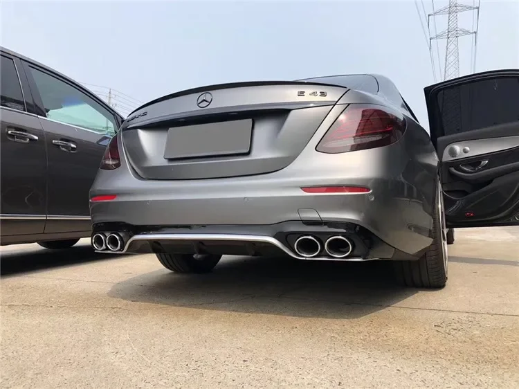 be suitable for Mercedes Benz E-Class coupe W238 W213 2016-2020 modified E53  tailpipe rear bumper kit exhaust pipe accessories