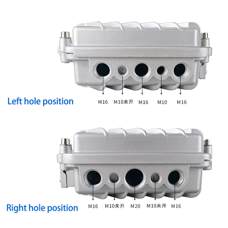 Outdoor Long Range Wireless AP Bridge Amplifier IP66 Waterproof Box Cast Aluminum Metal Housing for Communication Base Station