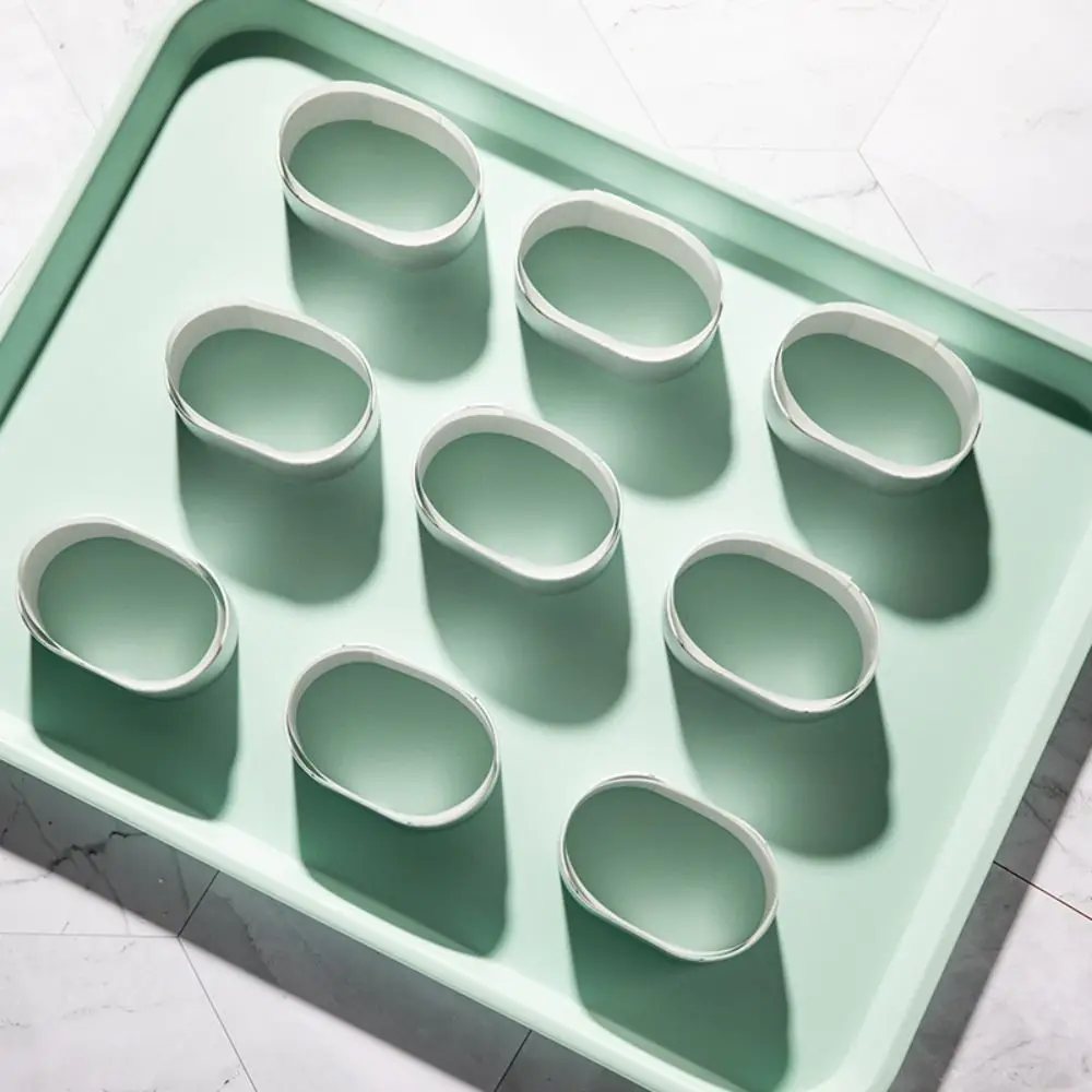 Molde para tarta de queso antiadherente, aleación de aluminio, Mini moldes para pasteles de un solo lado, fácil de desmoldar, moldes para tarta de queso de alta temperatura, 10 Uds.