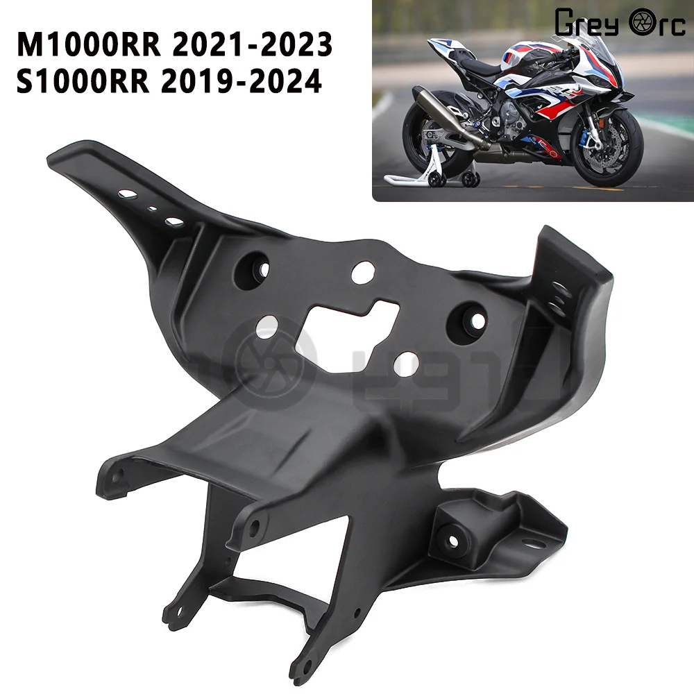 For BMW M1000RR 2021 2024 2023 S1000RR 2019 2020 2021 2022 2023 2024 Motorcycle Black Front Headlight Upper Fixed Bracket