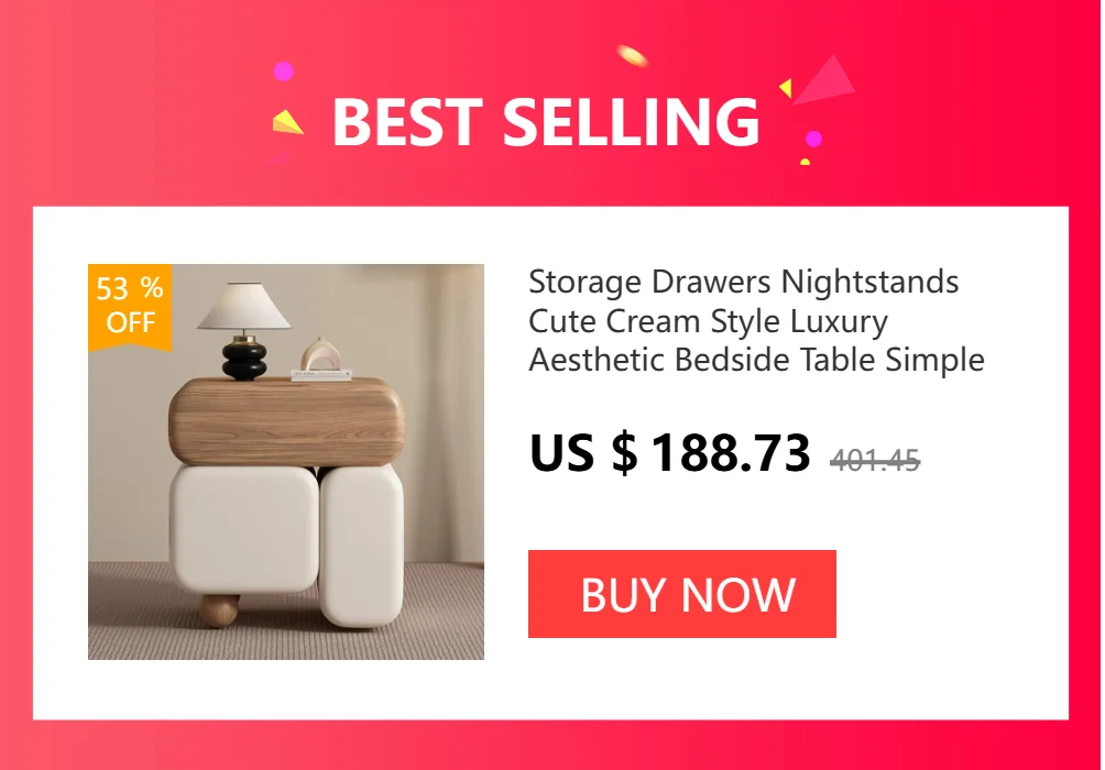 Unique Design Bedside Table Modern Aesthetic Italian Luxury Style Nightstands Drawers Storage Mesita De Noche Bedroom Furniture