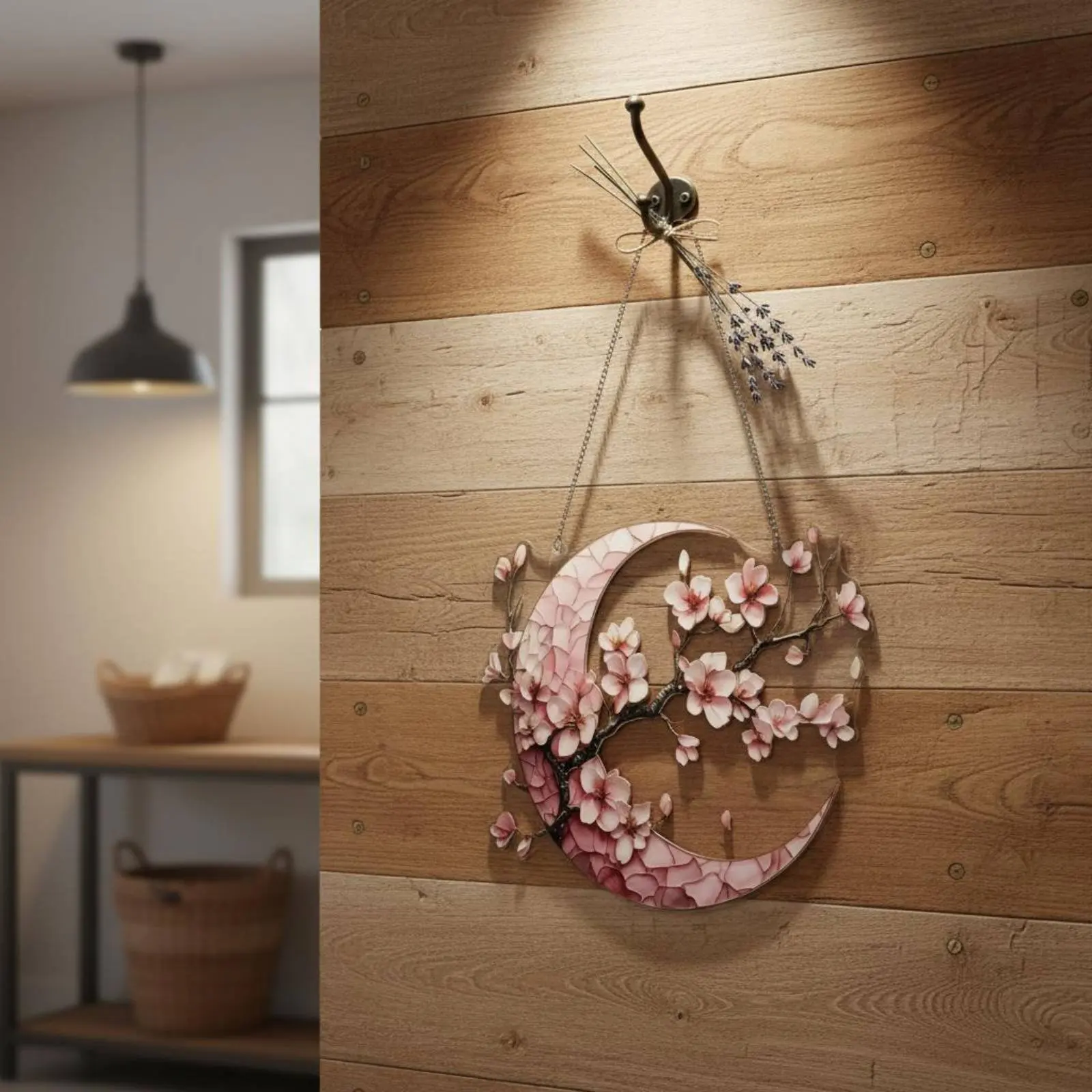 Hanging Window Art Panel Farmhouse Design 2D Flat Printed Sunlight Reflector House Decoration Abrasion Resistant for Garden - view 6