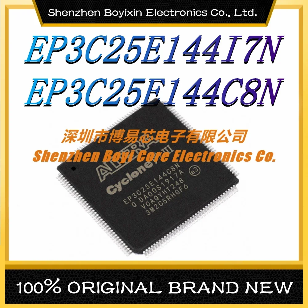 

EP3C25E144I7N EP3C25E144C8N Package: TQFP-144 Brand New Original Genuine