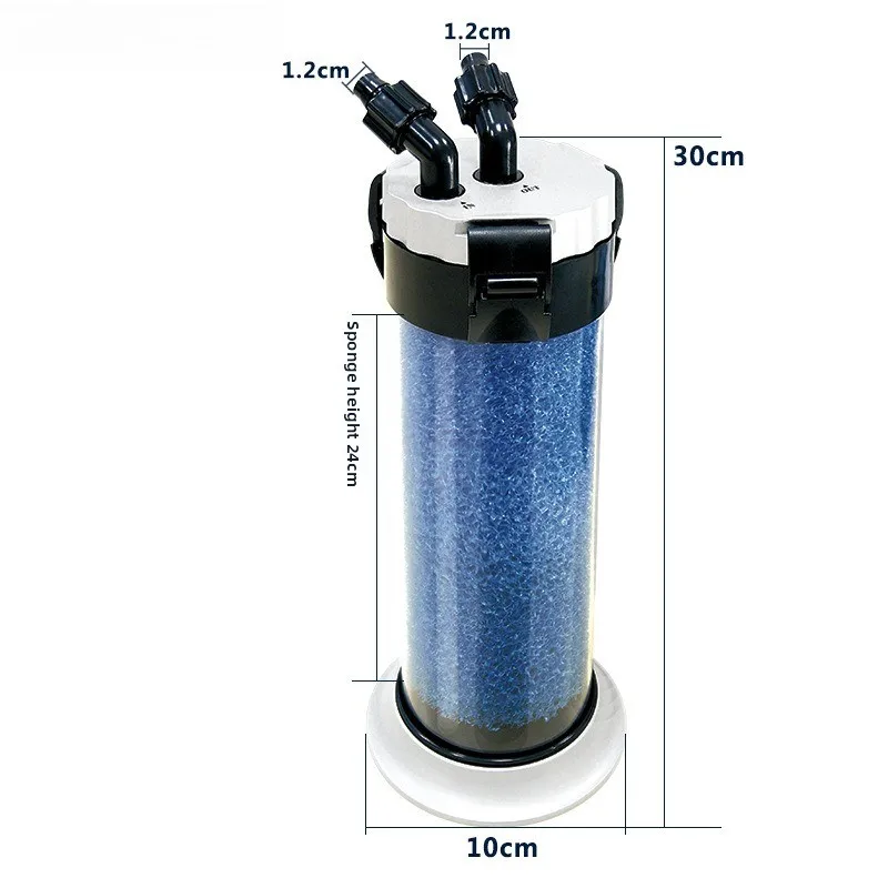 Front filter barrel cf1200 fish tank aquarium external fish tank filter barrel material equipment