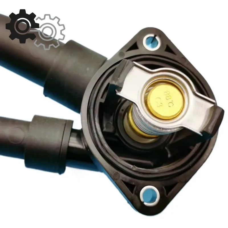 A1322000015 1322000015 Coolant Thermostat Housing Assembly Compatible Engine Coolant Thermostat For Benz Smart Fortwo W451 07-21 view 2