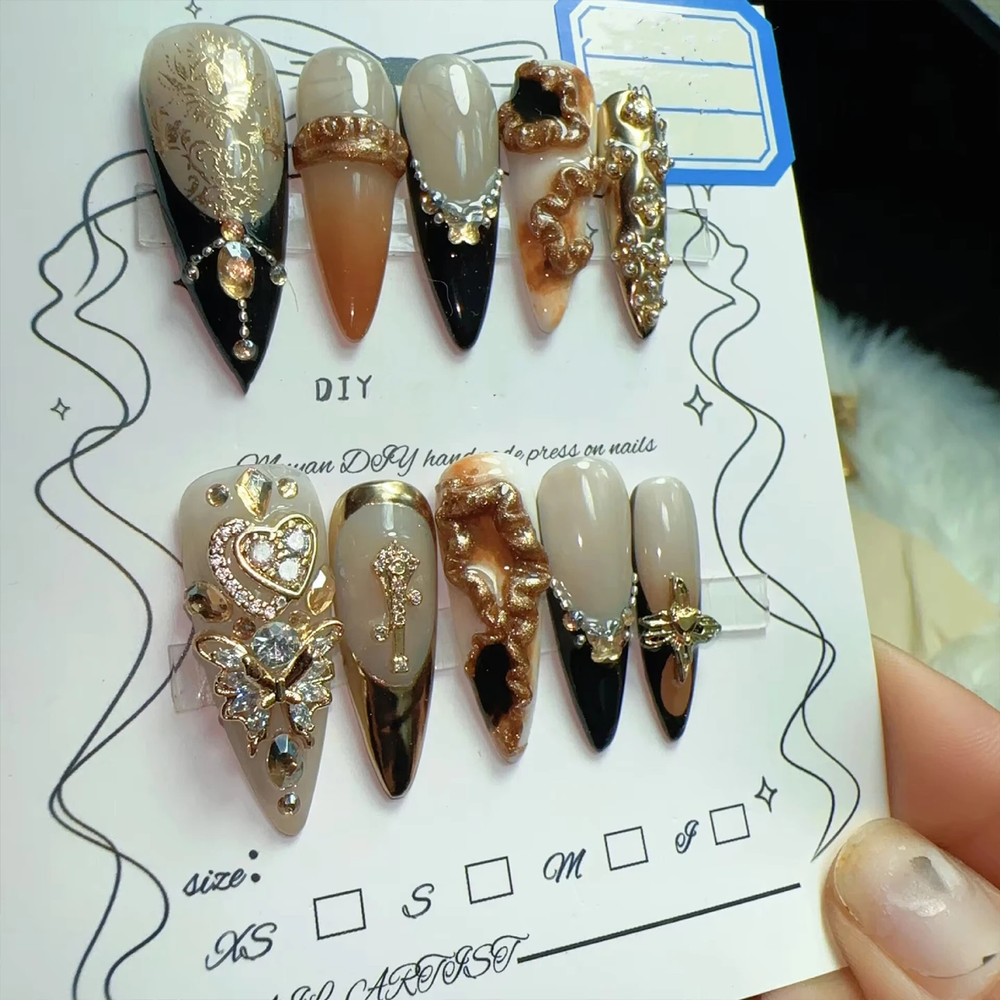 Luxury Rich Lady Press On Nail - Press On Nail Set review and price