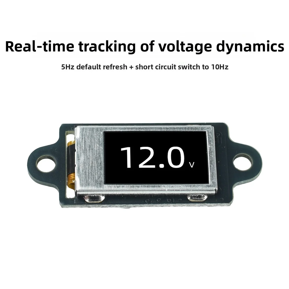 For Ultra Thin 0.5 Inch For OLED Digital Voltmeter 12bit For ADC High Voltage Monitor For DIY Industrial Control Embedded System