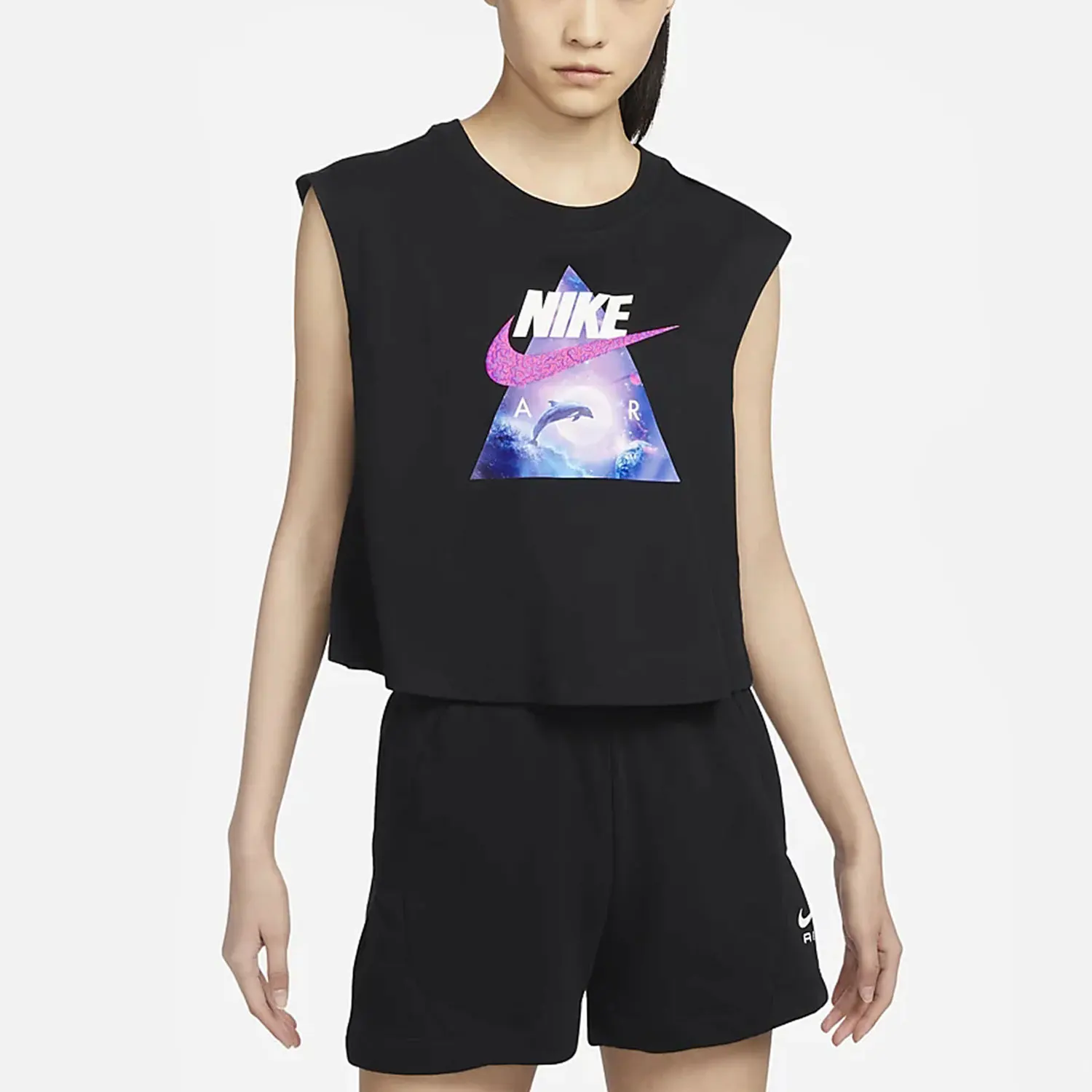 

Nike official genuine 2023 new training casual breathable round neck sleeveless T-shirt FD1215-010