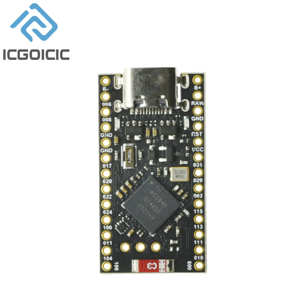 Scheda di sviluppo NRF52840 compatibile con Nice Nano V2.0 gestione della ricarica compatibile con Bluetooth Pro Micro