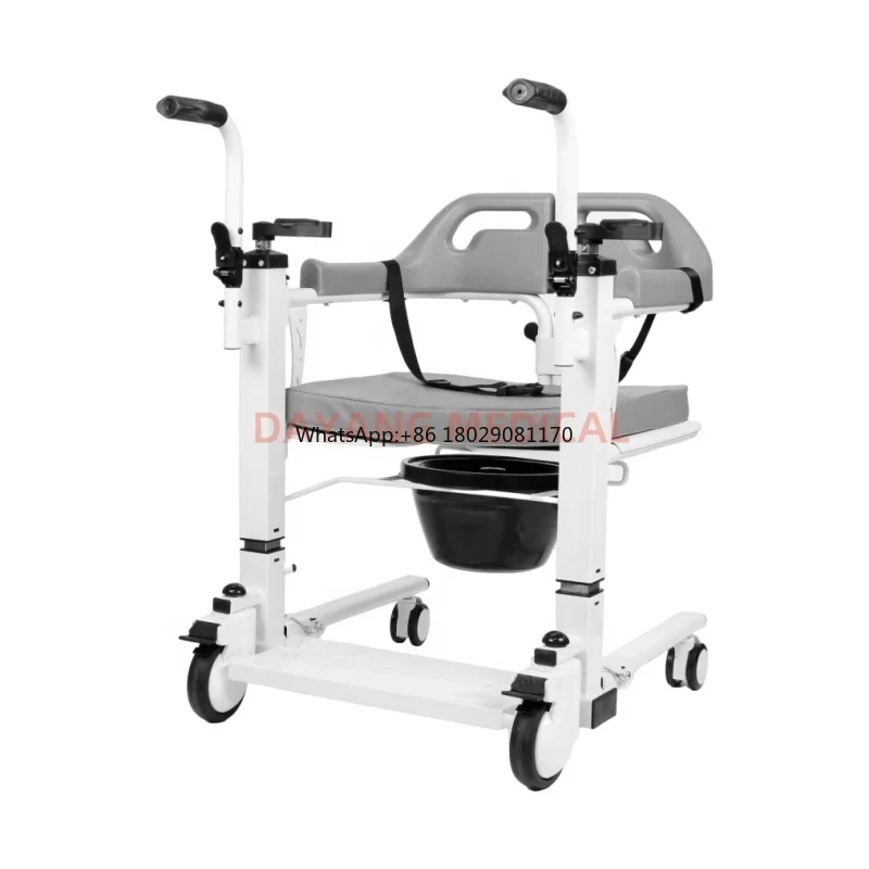 

Easy Cleaning Imove Mobile Foldable Car Commode Bed Paralyzed Shift Patient Lift Transfer Wheel Chair for Invalid