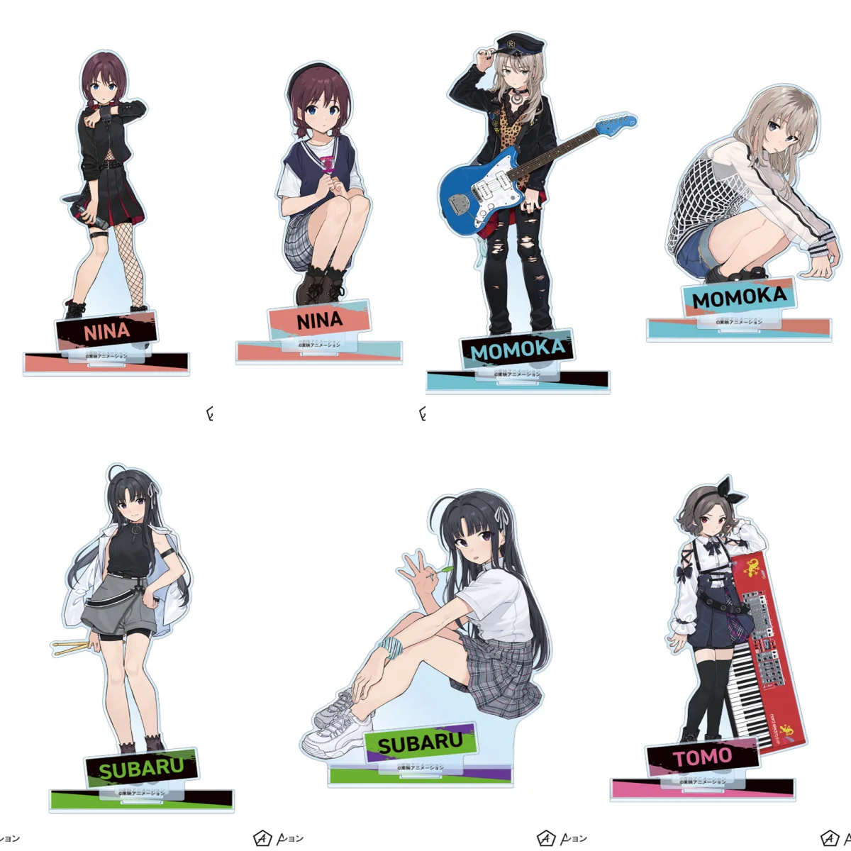 

15cm New Anime BanG dream Acrylic Display Stand Model Office Desktop Sign Gift Doll Collection Props