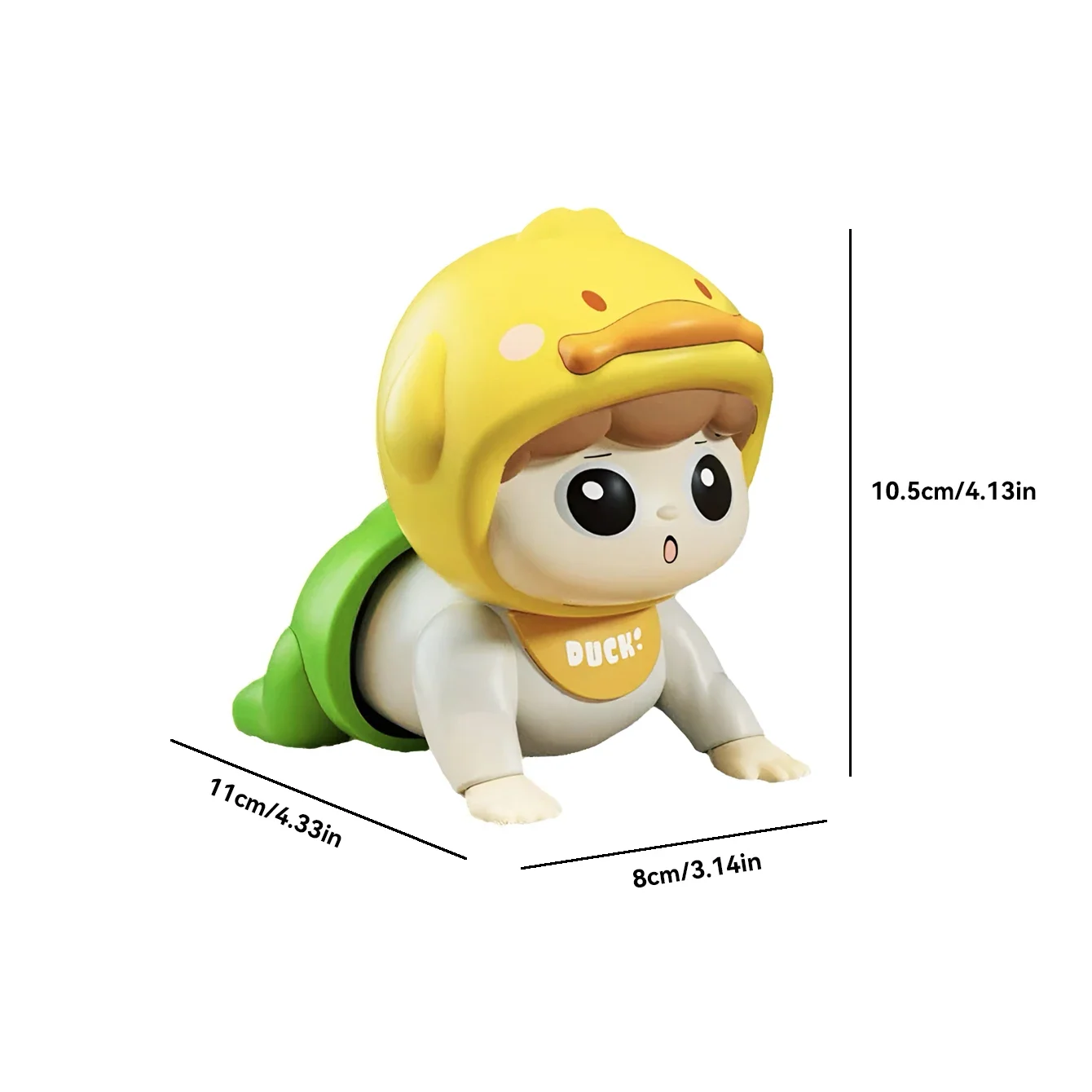 아기 크롤링 장난감 재미있는 전기 조기 교육 가이드 크롤링 음악 학습 구강 모드 장난감에는 배터리가 함께 제공되지 않습니다.