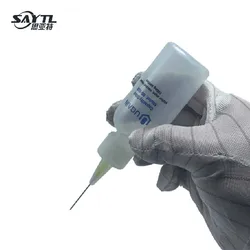 1Pcs 50ML plastic Industrial alcohol bottle with needle dropper Reagent bottle Flux Lubricant glue removal Liquid dispensing