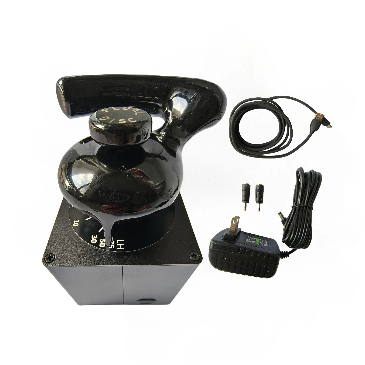 Flight Simulation A320/B737 Steering Tiller Nose Wheel Steering Tiller USB Version (Left/Right-Handed) for Airbus / Boeing Xplan