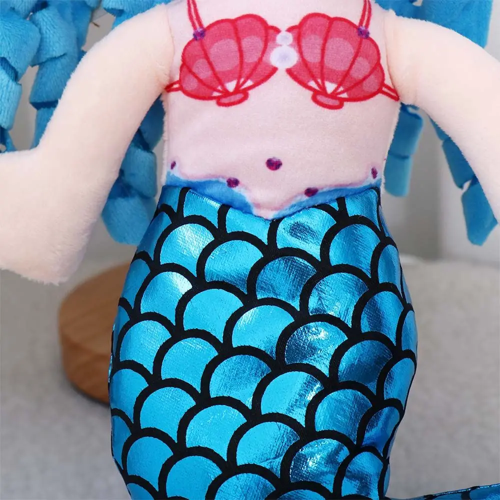 Cute Accompany Sleeping   Pillow Mini Stuffed  Cartoon Animal Mermaid  Stuffed  Princess Ragdoll