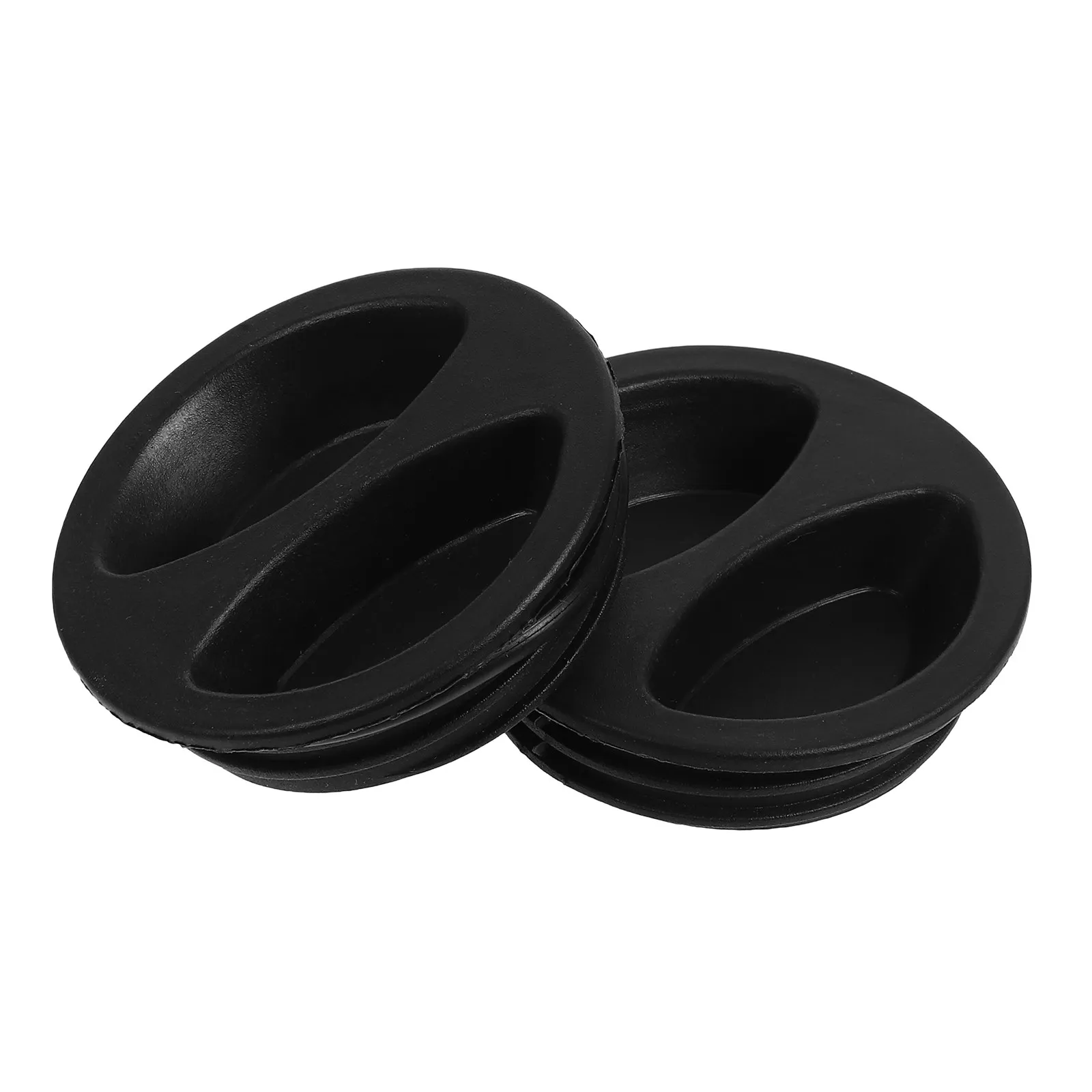 

2Pcs Outdoor Umbrella Base Cover Patio Drainage Hole Prevent Water Accumulation Rust Protection Water Filled Base Weight Black
