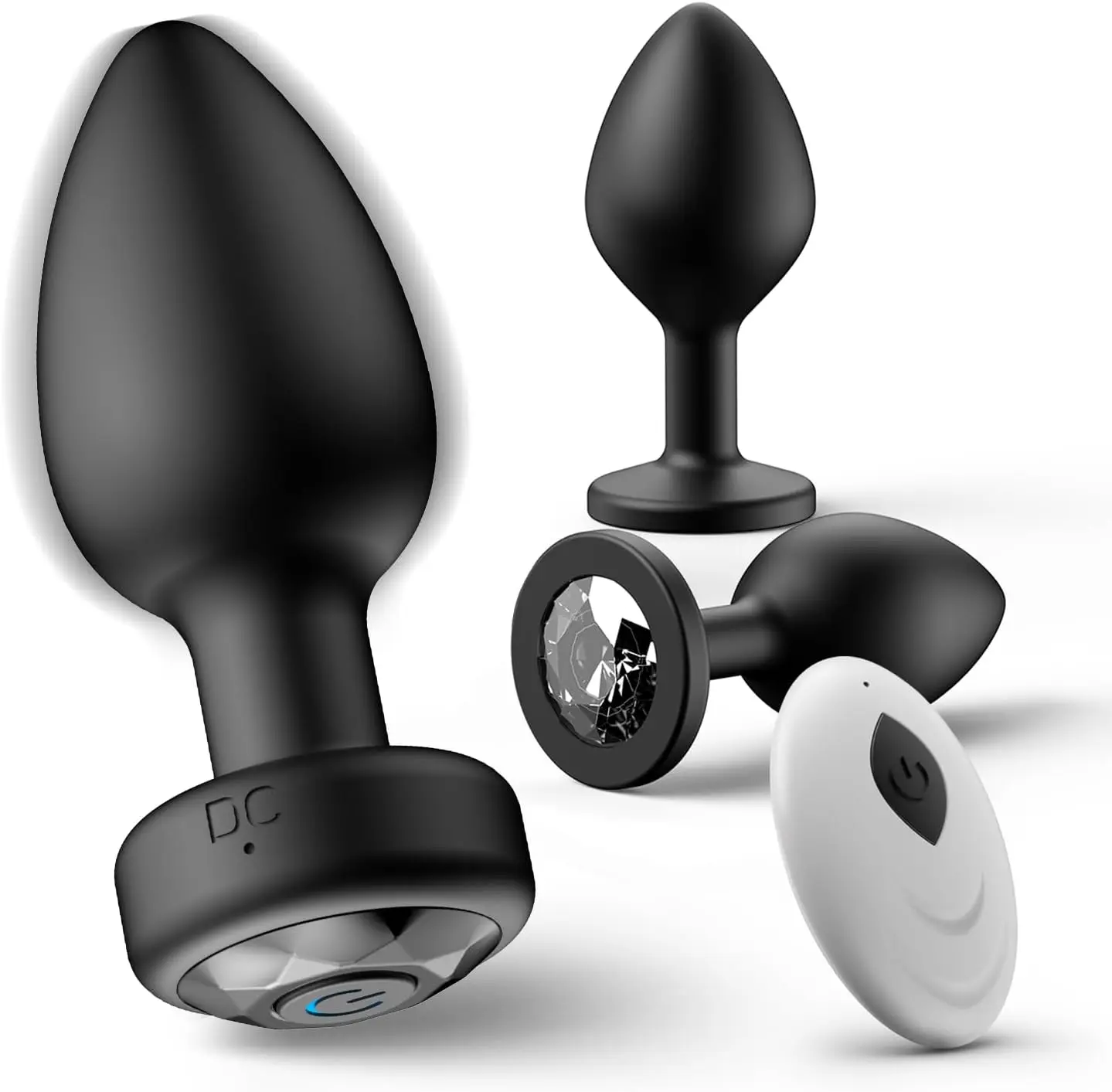 Smart App Controlled Anal Plug, Remote Control Electric Vibrating Prostate Massager with 10 Modes, Adult Intimate Toy for Women