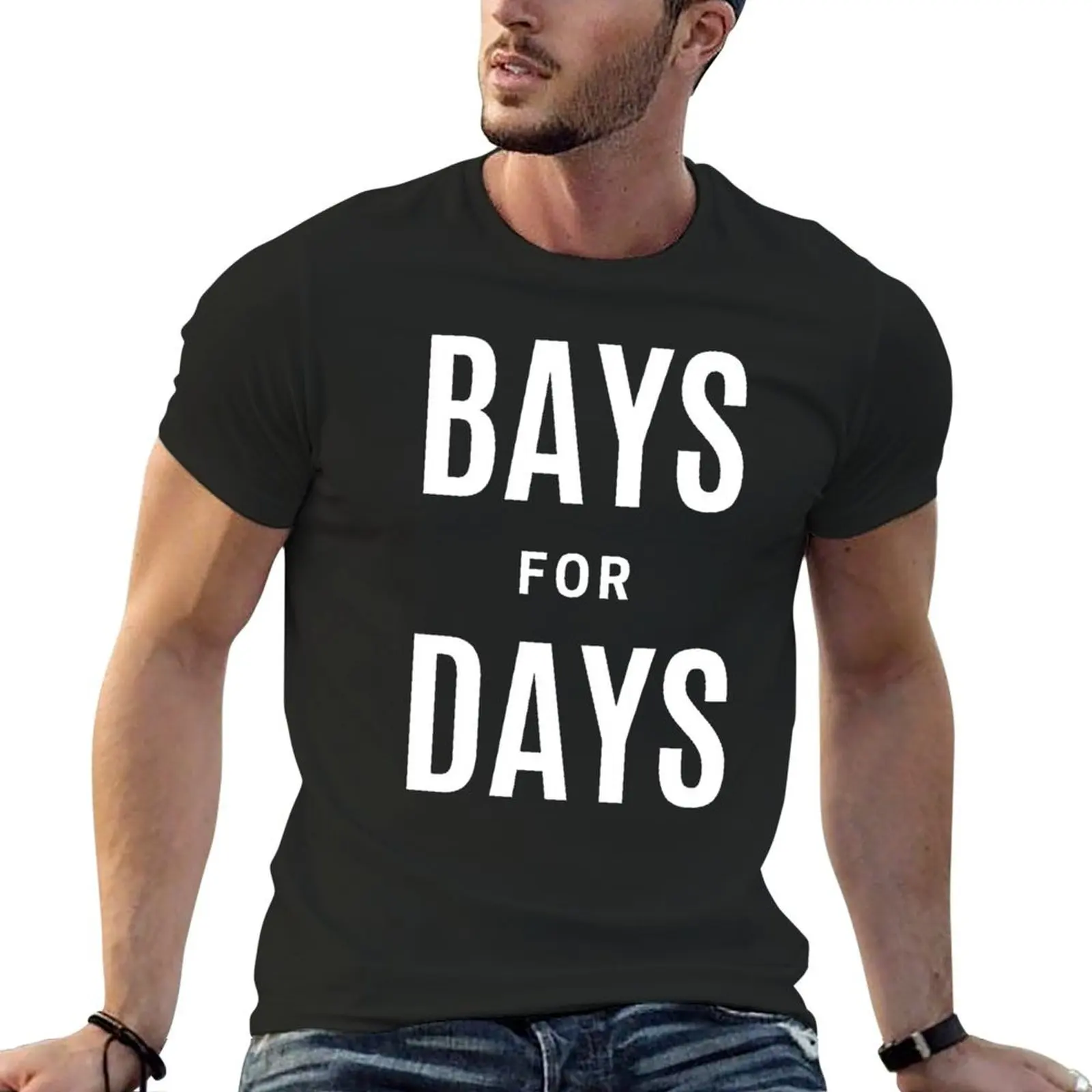 

Bays for Days | Horse Design T-Shirt anime t shirts summer tops cute tops mens designer clothes