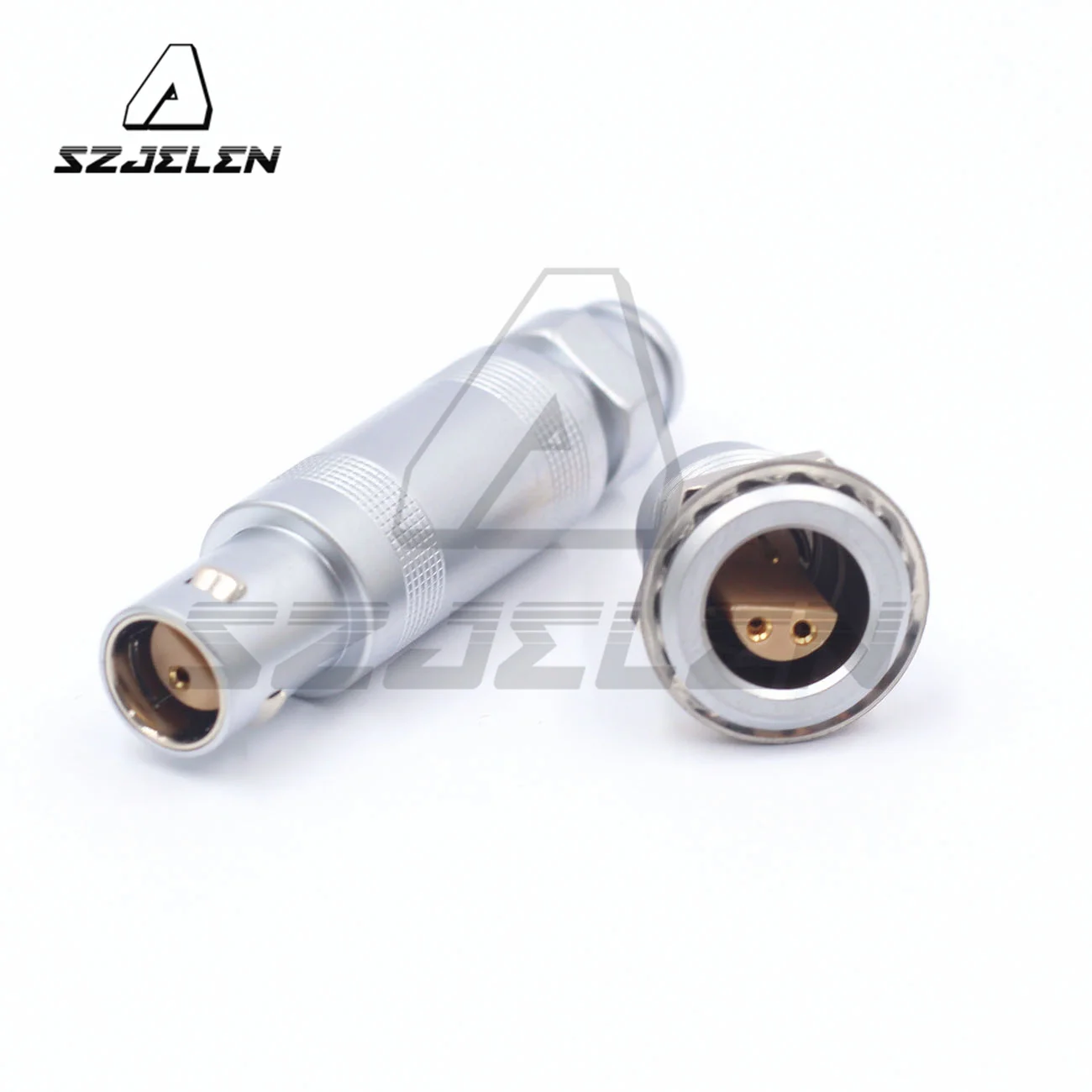 S Series FFA Plug ERA Socket Coaxial Connector 1S 3-Pin Half Moon Rubber Core Aviation Plug Socket