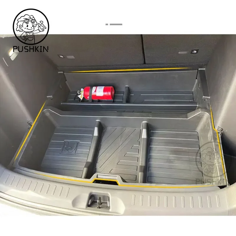 Rear Trunk Box Luggage Panel Fit Front Box Protection Patch Guard Plate For BYD ATTO 3 yuan plus 2021 2022 2023 Accessories