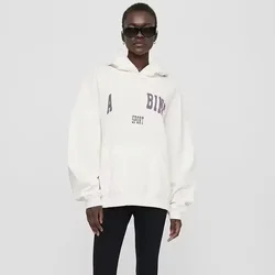 Designer AB Annie Bing Hoodie Women's Cotton Soft Wool Hoodie Hoodie Loose and Comfortable Sweatshirt Top Hoodie