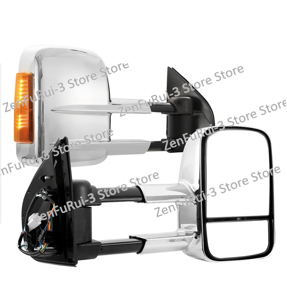 

Подходит для зеркала Houghton Colorado с покрытием, электрическое зеркало заднего вида, складное заднее зеркало, серебро с указателем поворота