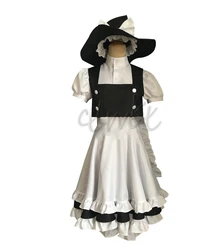 Anime Marisa Kirisame Cosplay Uniform Costume Touhou Project Cosplay Halloween Costumes Uniform Suit Set Outfit Halloween