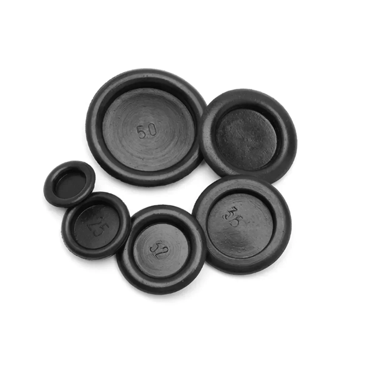 Black Rubber Single-Sided Protective Coil Distribution Box Dust-Proof Sealing Opening Coil