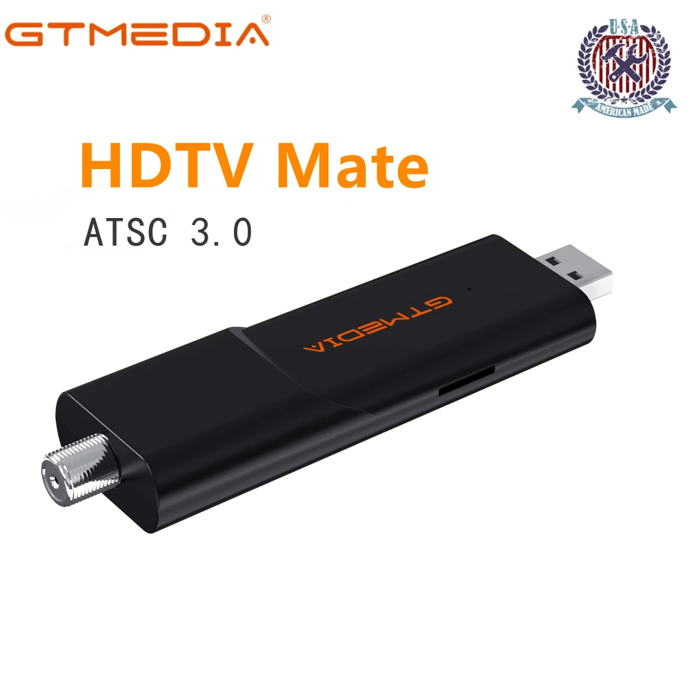 GTMEDIA HDTV MATE Stream Videos and Music from Laptop,PC,or Smartphone to HDTV Projector,compatible ATSC3.0 terrestrial signal